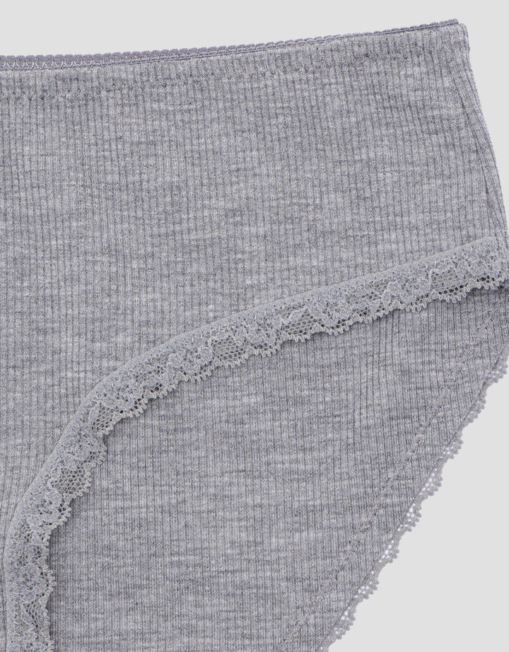 Nevada Mini Rib Leg Lace Celana Dalam Wanita