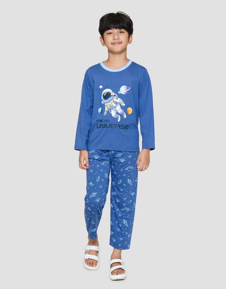 Little M Outer Space Setelan Piyama Anak Laki-laki