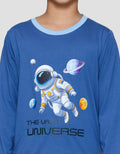 Little M Outer Space Setelan Piyama Anak Laki-laki