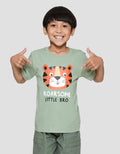 Little M Roarsome Print Kaos Lengan Pendek Anak Laki-laki
