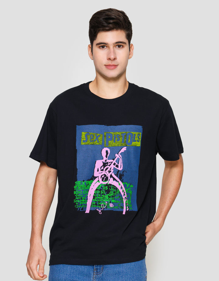 Aos Universal Music Theme Rock Star Sex Pistol Kaos Pria