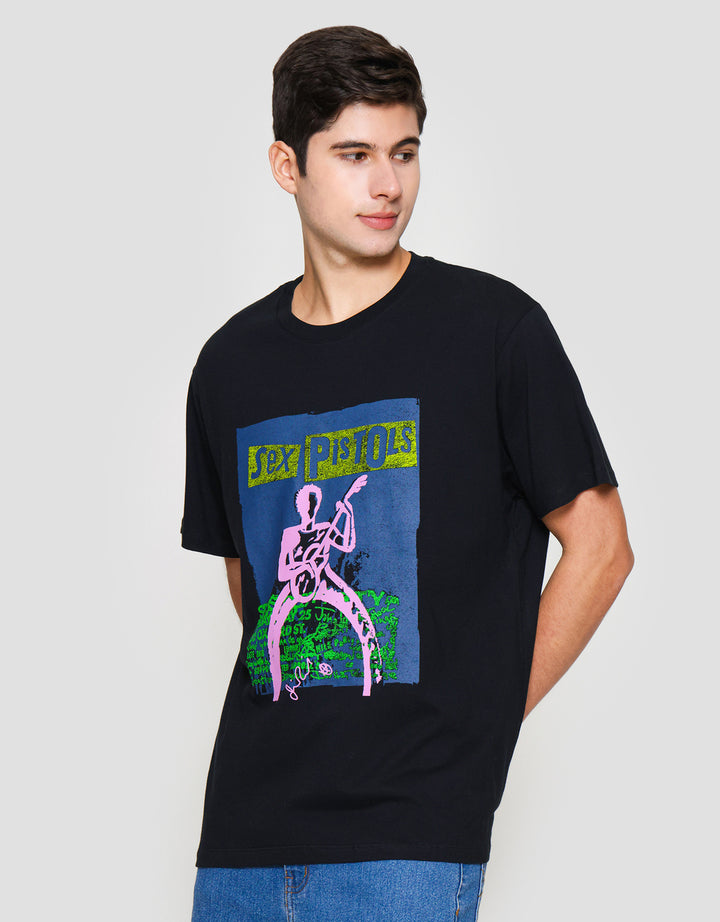 Aos Universal Music Theme Rock Star Sex Pistol Kaos Pria