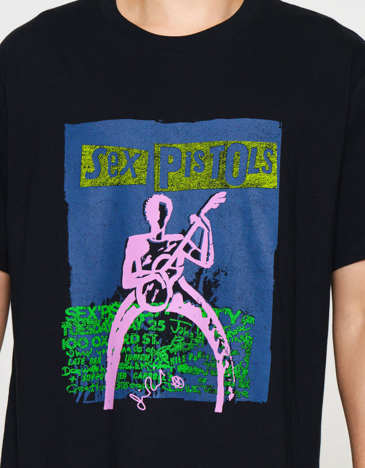 Aos Universal Music Theme Rock Star Sex Pistol Kaos Pria