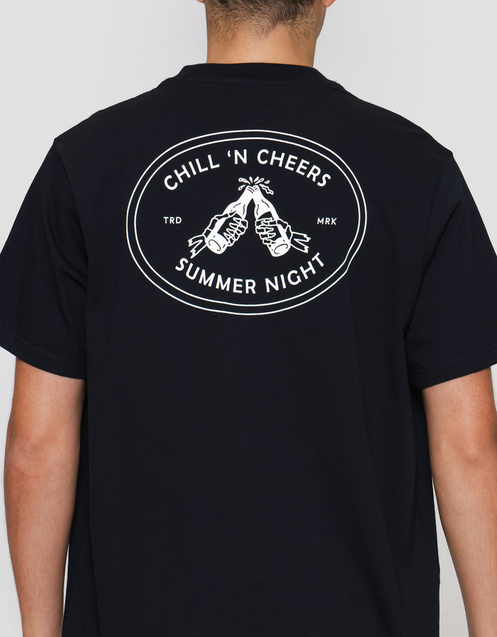 Aos Theme Rock Star Drunk Chill Cheers Kaos Pria