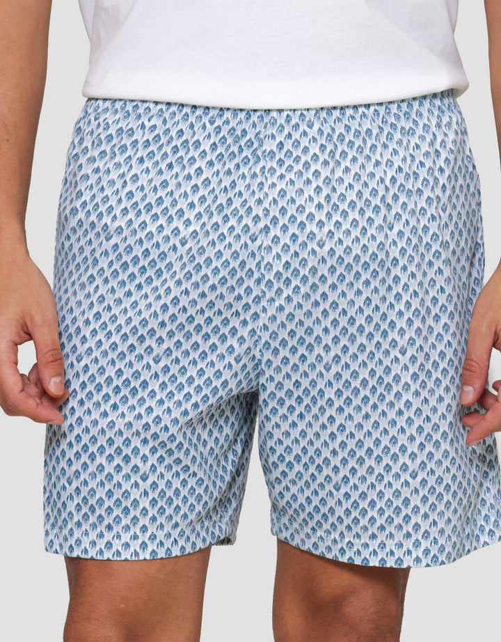 Cole Print Geometric Celana Boxer Pria