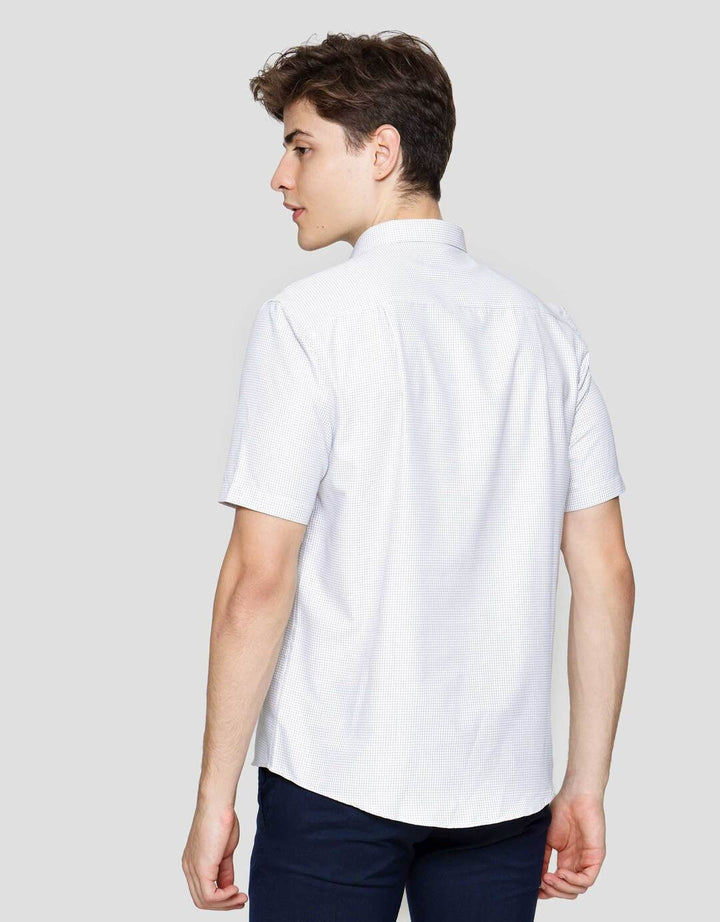 Cole Reg Fit Checks Kemeja Pria