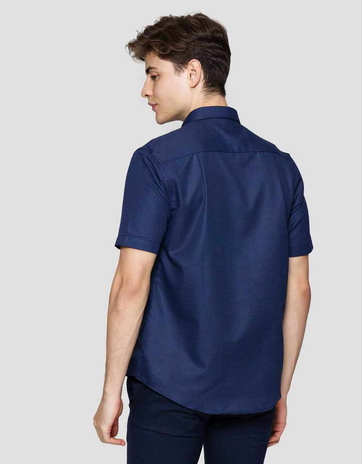 Cole Reg Fit Checks Kemeja Pria