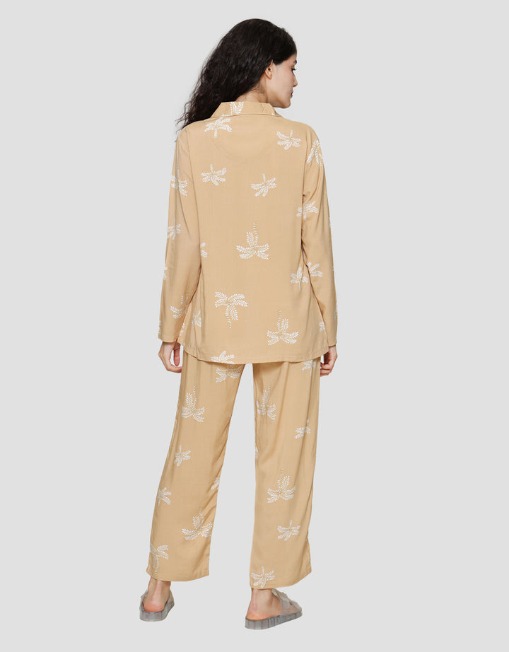 St. Yves Palm Setelan Piyama Wanita