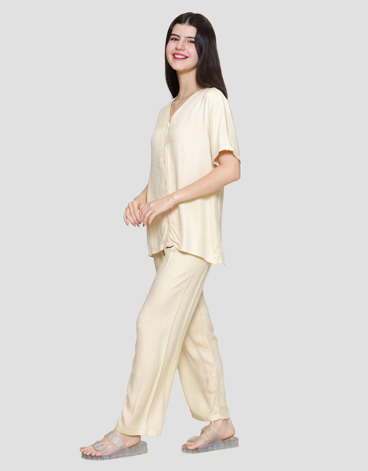 St. Yves Rayon Jeruk Setelan Piyama Wanita