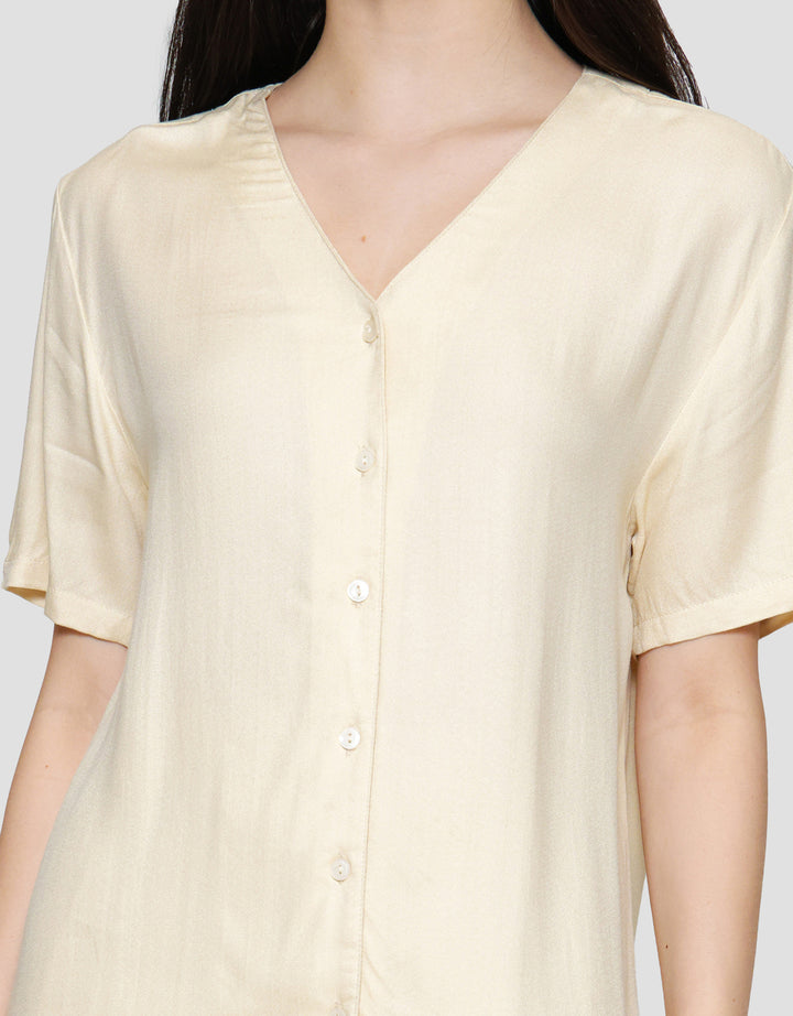 St. Yves Rayon Jeruk Setelan Piyama Wanita