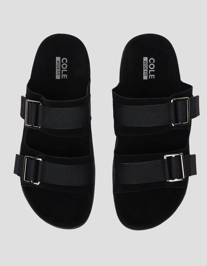 Cole Two Buckle Sandal Slipper Pria