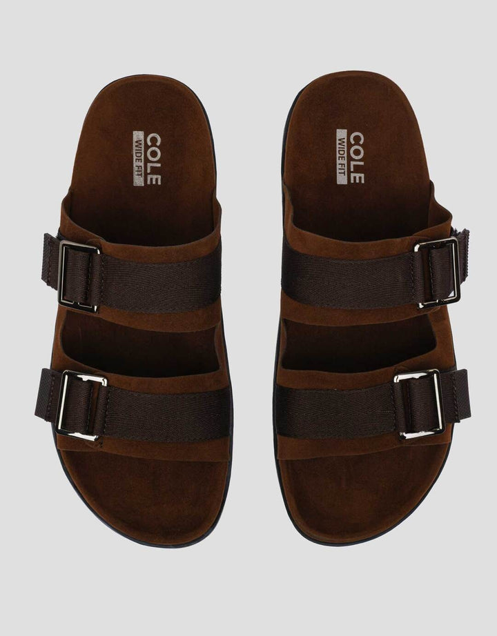 Cole Two Buckle Sandal Slipper Pria