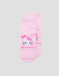 Character Hello Kitty Love Kaos Kaki Anak Perempuan