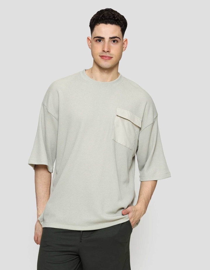 Nevada Boxy Ribstop With Pocket Kaos Oversize Pria