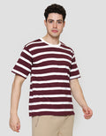 Nevada Stripe - Style Print Kaos Lengan Pendek Pria