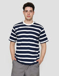 Nevada Stripe - Style Print Kaos Lengan Pendek Pria