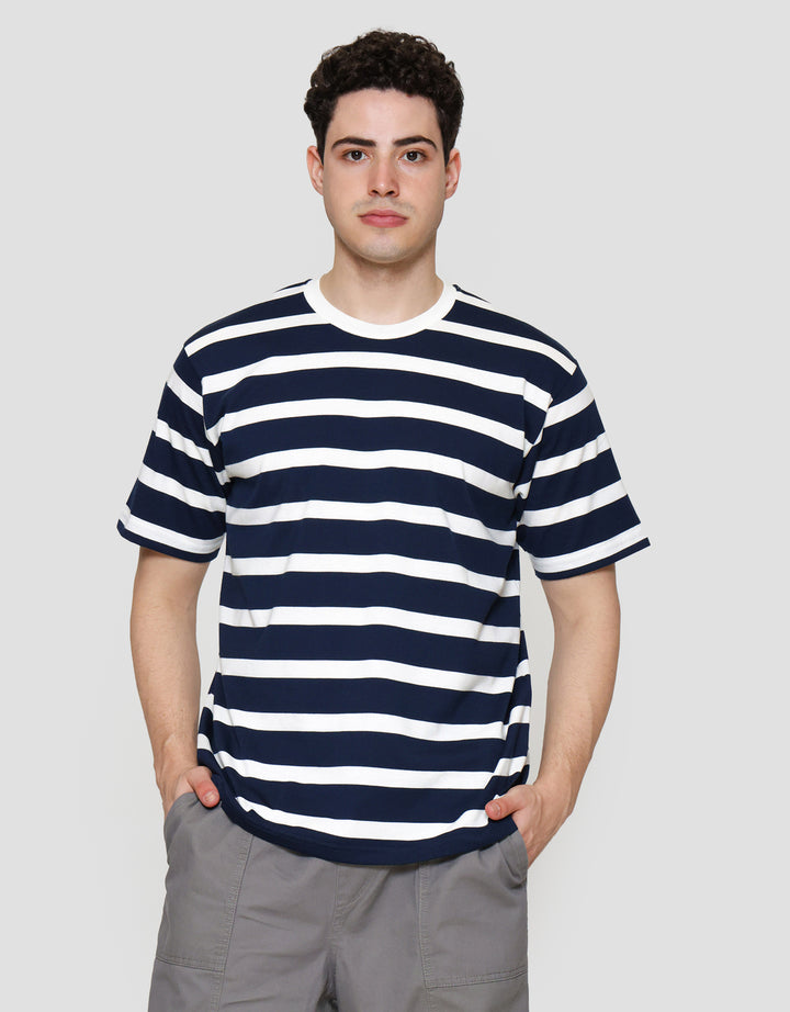 Nevada Stripe - Style Print Kaos Lengan Pendek Pria