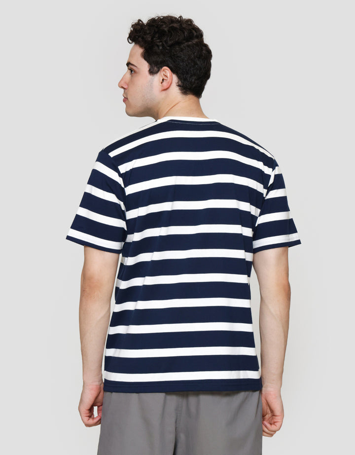 Nevada Stripe - Style Print Kaos Lengan Pendek Pria