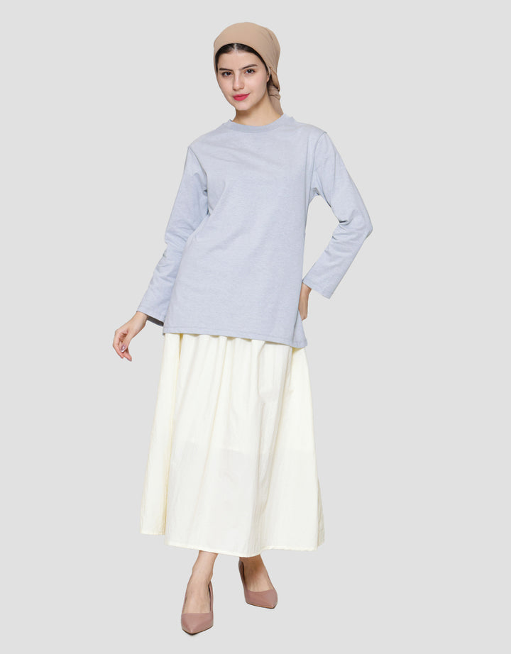 Annisa Enzyme Jersey With Side Slit Tunik Wanita