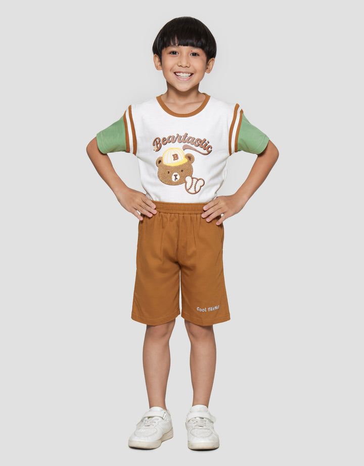 Little M Jersey Cool Friends Celana Pendek Anak Laki-laki