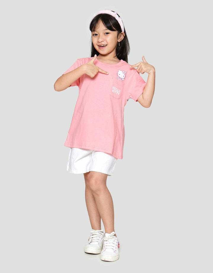 Character Ktg Hello Kitty Kaos Lengan Pendek Anak Perempuan