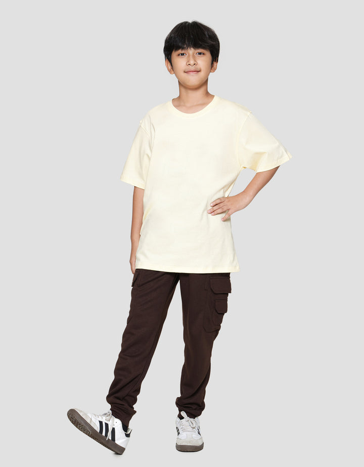 Nevada Ki Solid Kaos Anak Laki-laki