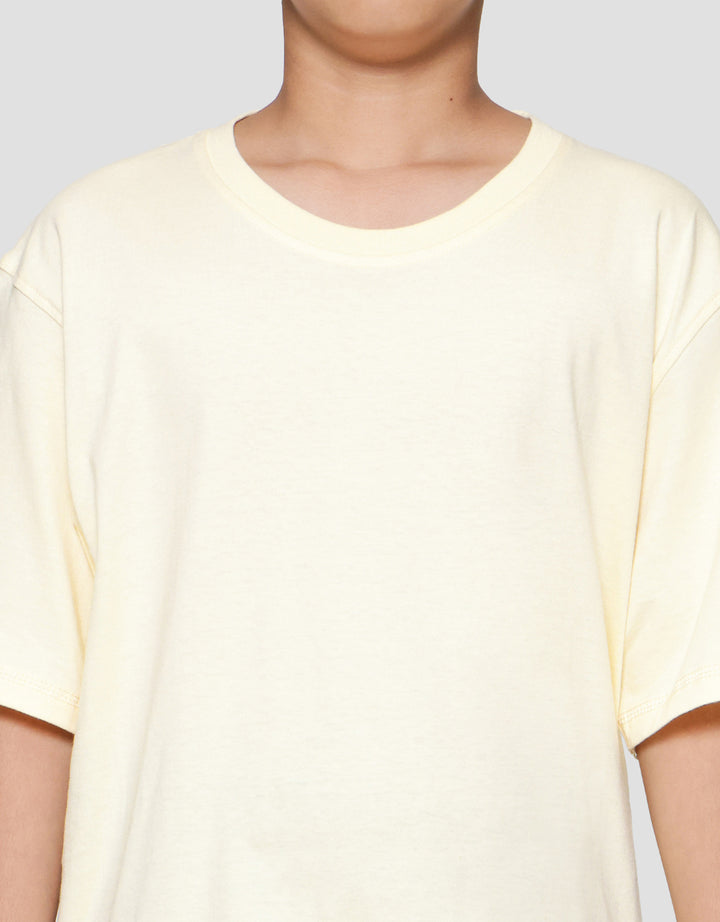 Nevada Ki Solid Kaos Anak Laki-laki