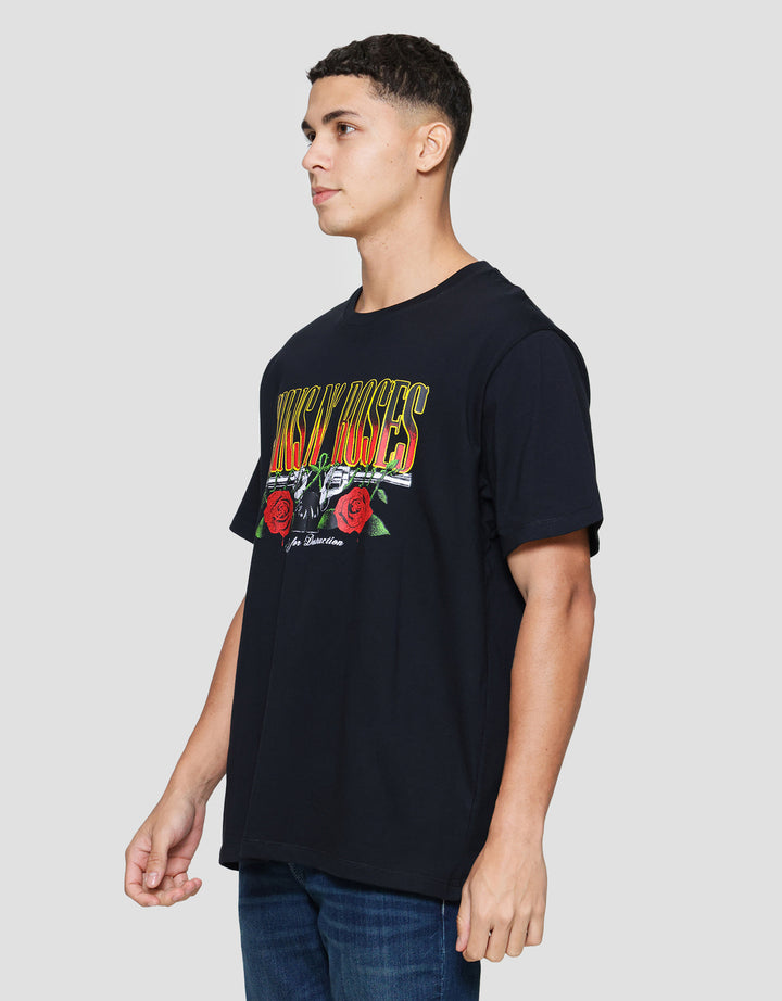 Aos Universal Music Theme Rock Star Guns N' Roses Two Kaos Pria