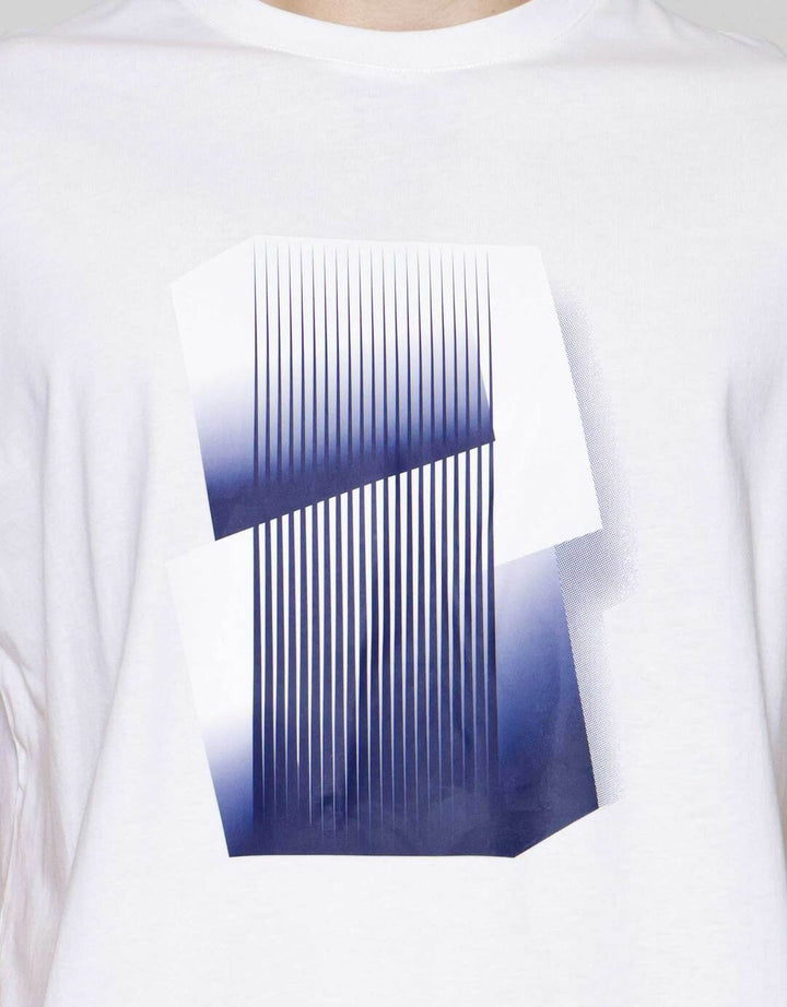 Cole Graphic Lines Dtf Kaos Lengan Pendek Pria