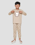 Little M  Boy Lion Face Piyama Setelan Anak Laki-laki