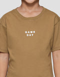 Little M Game Day Print Kaos Lengan Pendek Anak Laki-laki