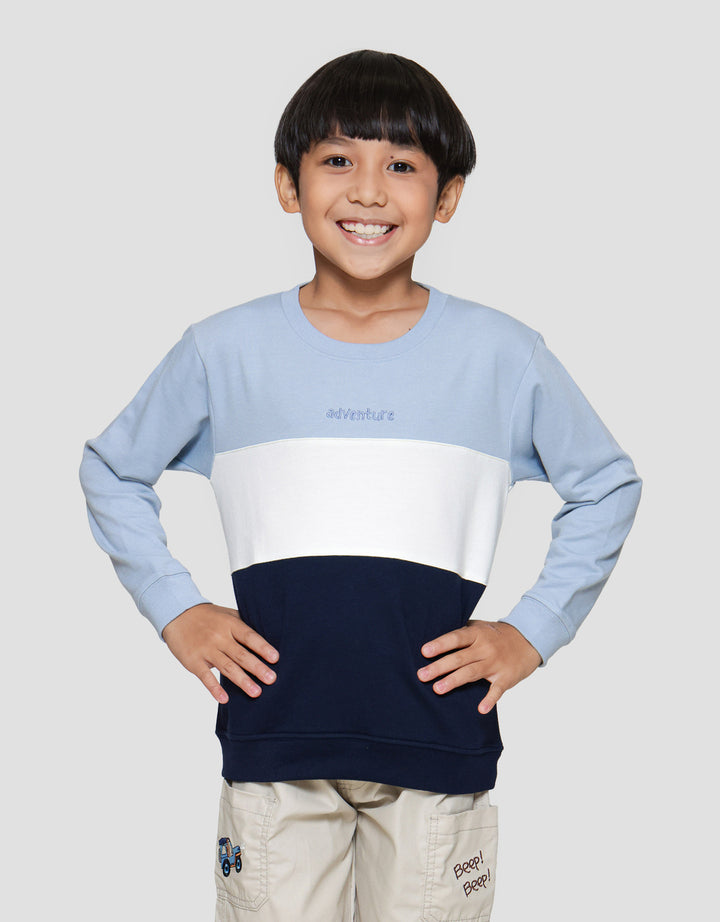 Little M Cut Sewn Adventure Sweater Anak Laki-laki