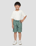Little M Crop Woven Celana Pendek Anak Laki-laki