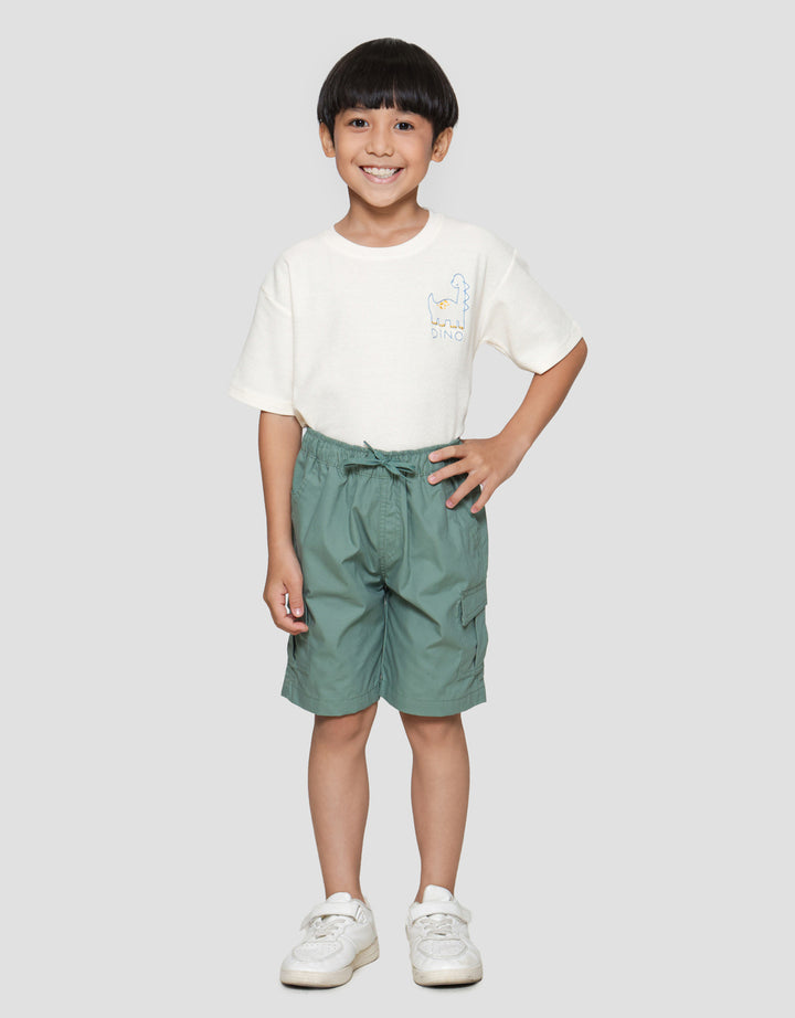 Little M Crop Woven Celana Pendek Anak Laki-laki