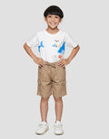 Little M Crop Woven Celana Pendek Anak Laki-laki