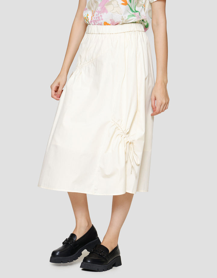 Connexion Drawstring Rok Midi Wanita