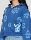Disney Baby Terry Boxy Full Print Hibiscus - Stitch Jaket Wanita