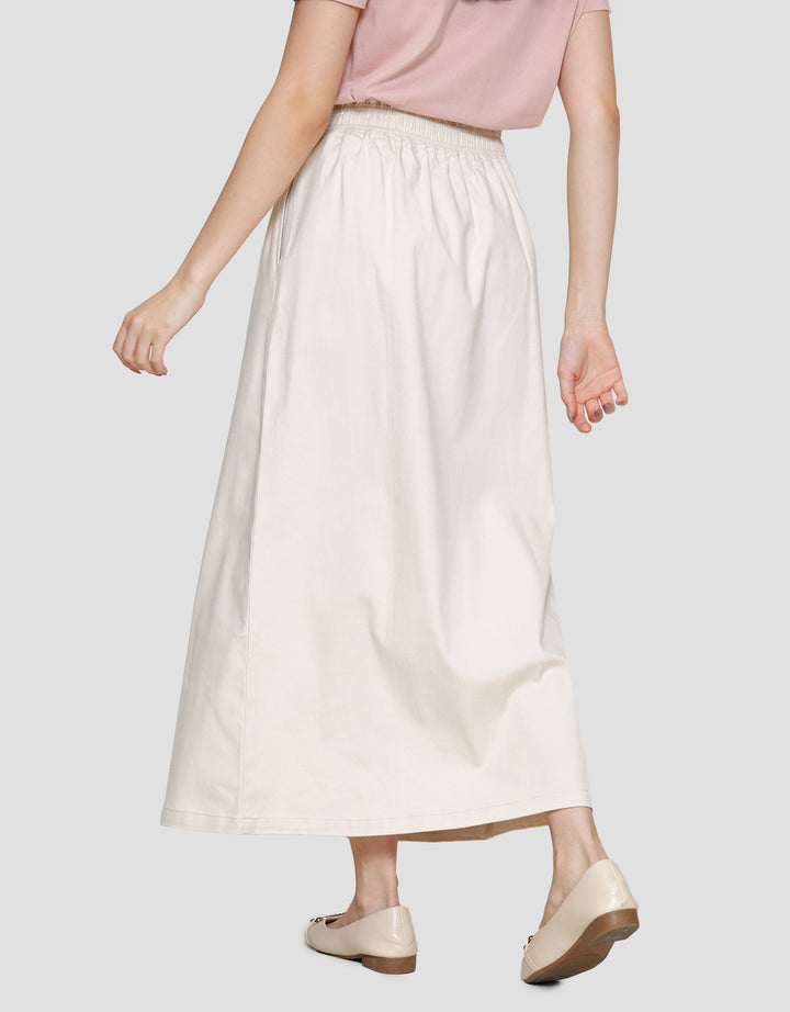 Connexion Solid Twill Rok Panjang Wanita