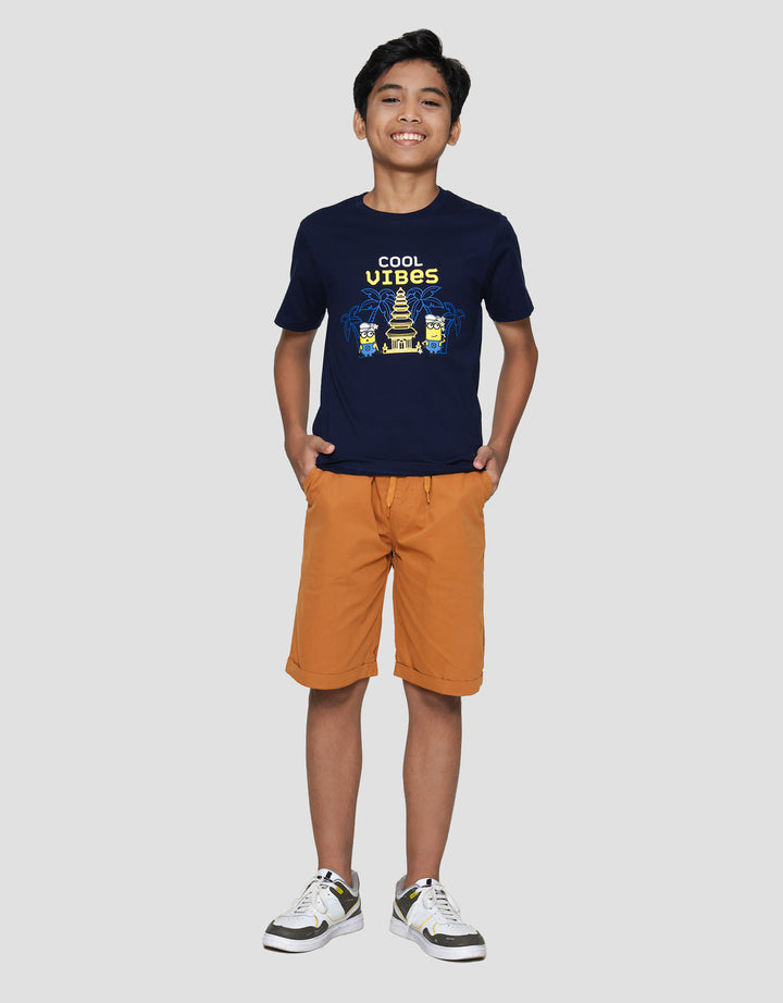 Character Minions Bello Local Bali Kaos Anak Laki-laki