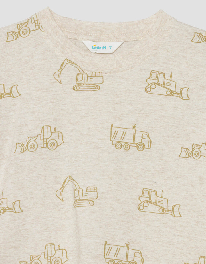 Little M Transport Piyama Setelan Anak Laki-laki