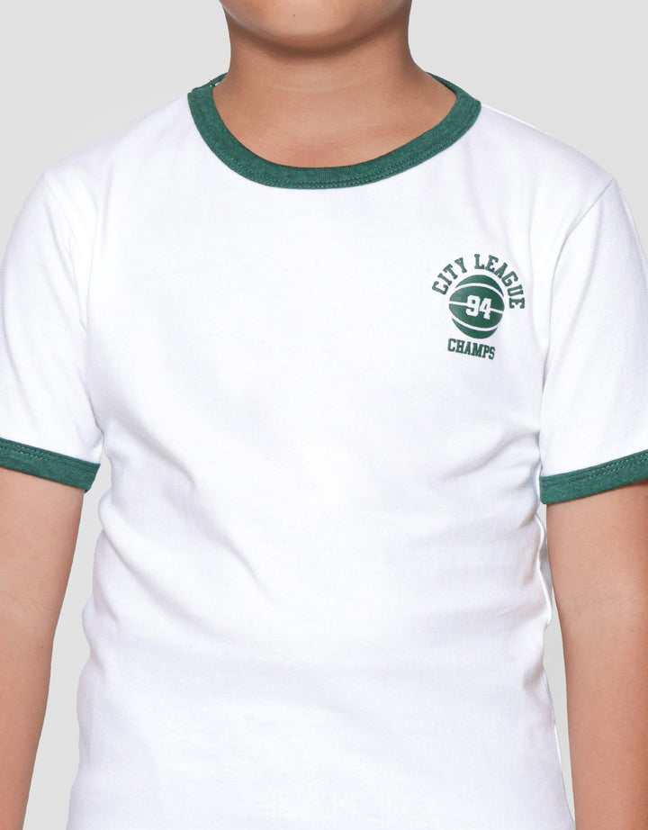 Little M Ring City League Pakaian Set Anak Laki-laki