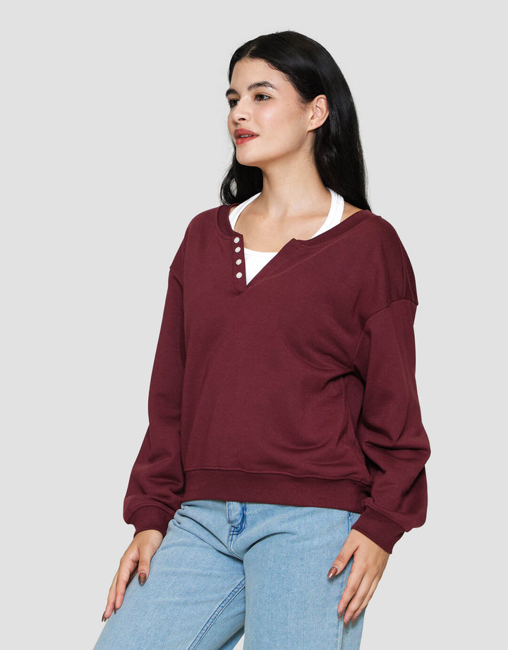 Nevada French Reg W/ Tanktop Sweater Wanita