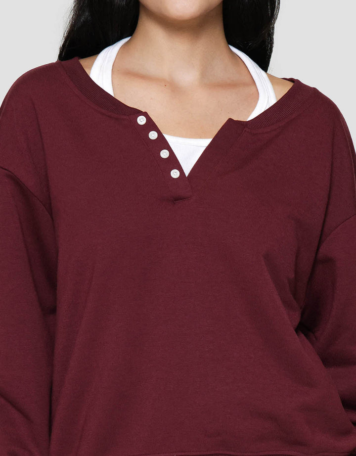 Nevada French Reg With Tanktop Sweater Wanita