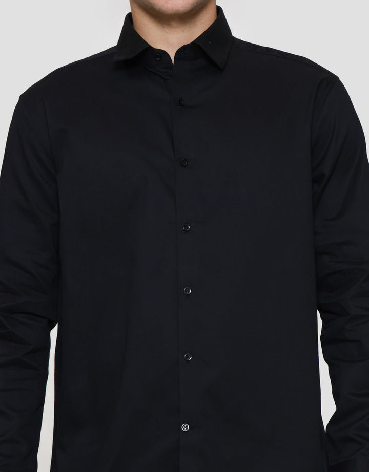 Cole Reg Fit Plain Twill Kemeja Pria