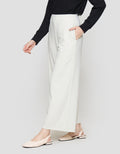 Suko Relax Knit Wide Leg Celana Panjang Wanita