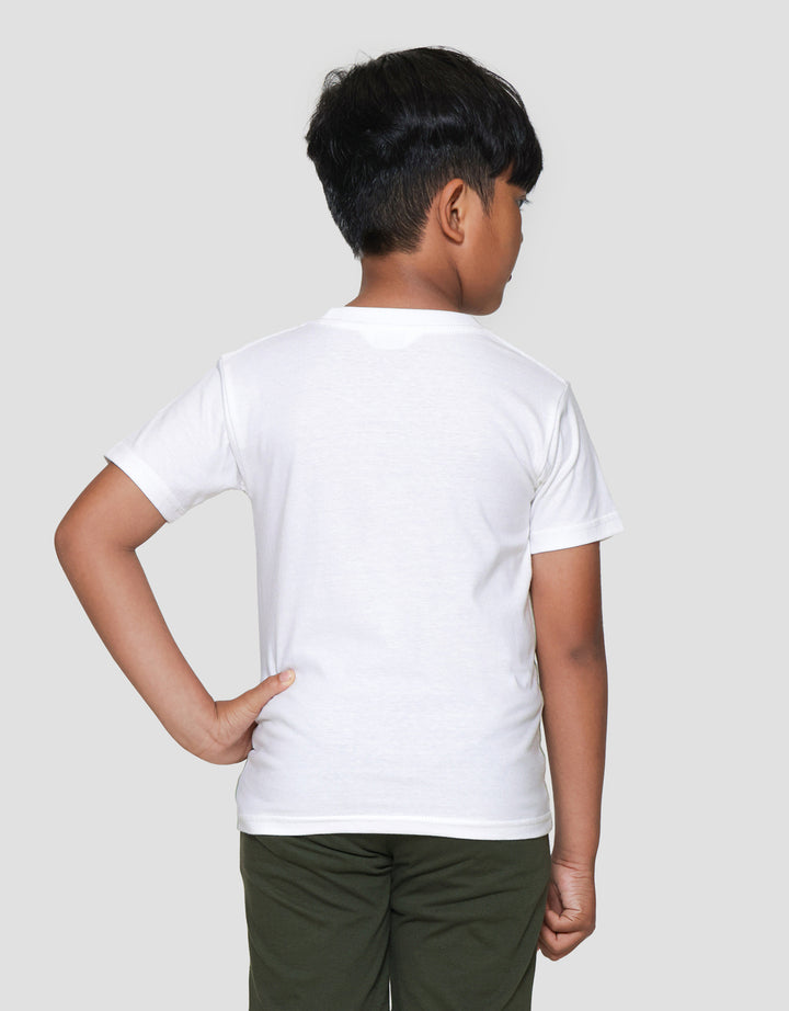 Little M Komb Roar Print Kaos Lengan Pendek Anak Laki-laki