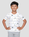 Little M Print The Construction Team Print Kaos Anak Laki-laki