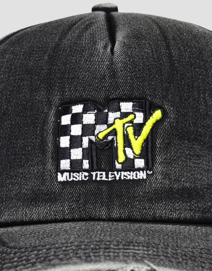 Nevada Washing Mtv Embro Topi Pria