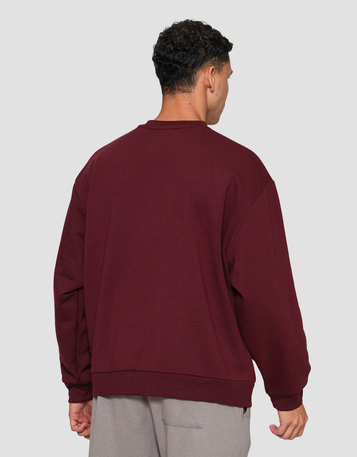 Nevada Emboss Wording Sweater Pria