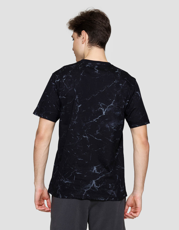 Marvel Comics Washing Effect Kaos Lengan Pendek Pria